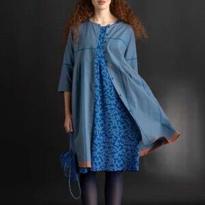 Gudrun Sjoden Ava dress, flax blue, size Small